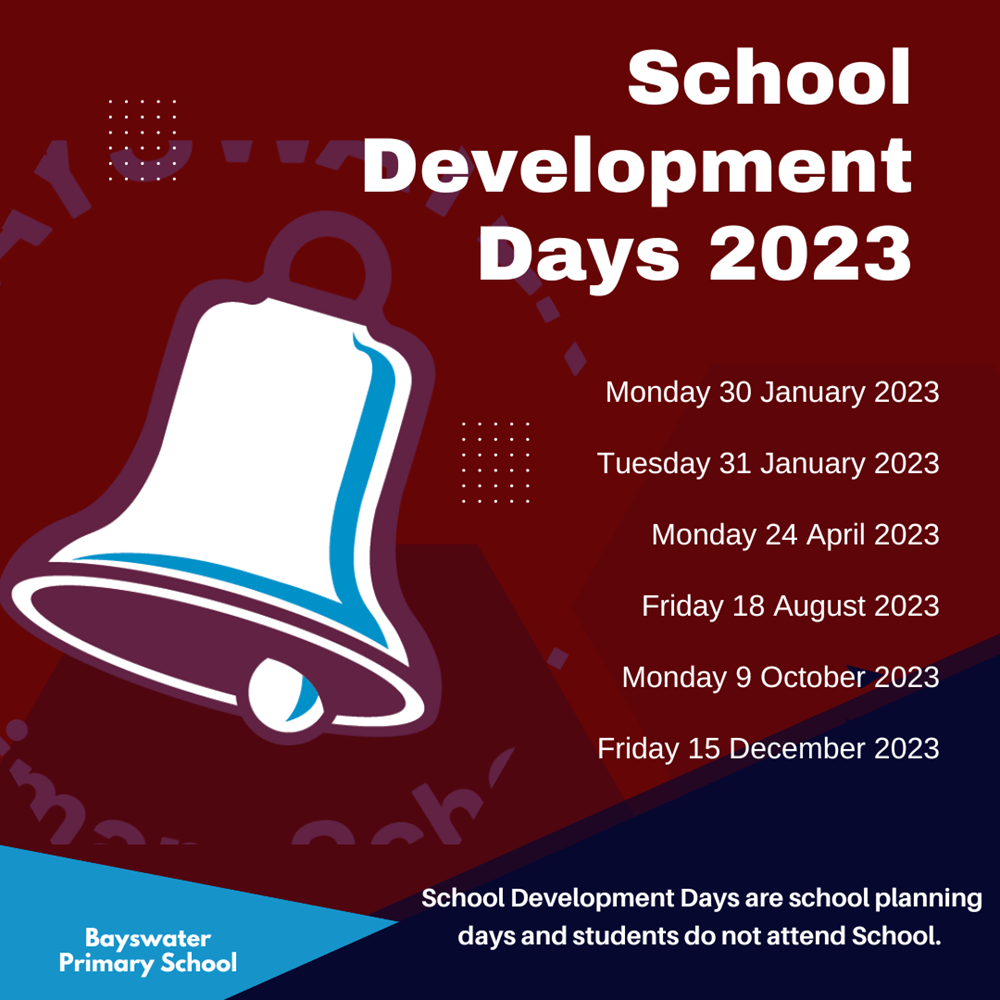 2023 School Development Days Bayswater Primary School